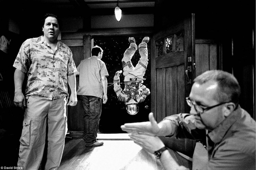 Candid photos from the film sets of famous Hollywood movies