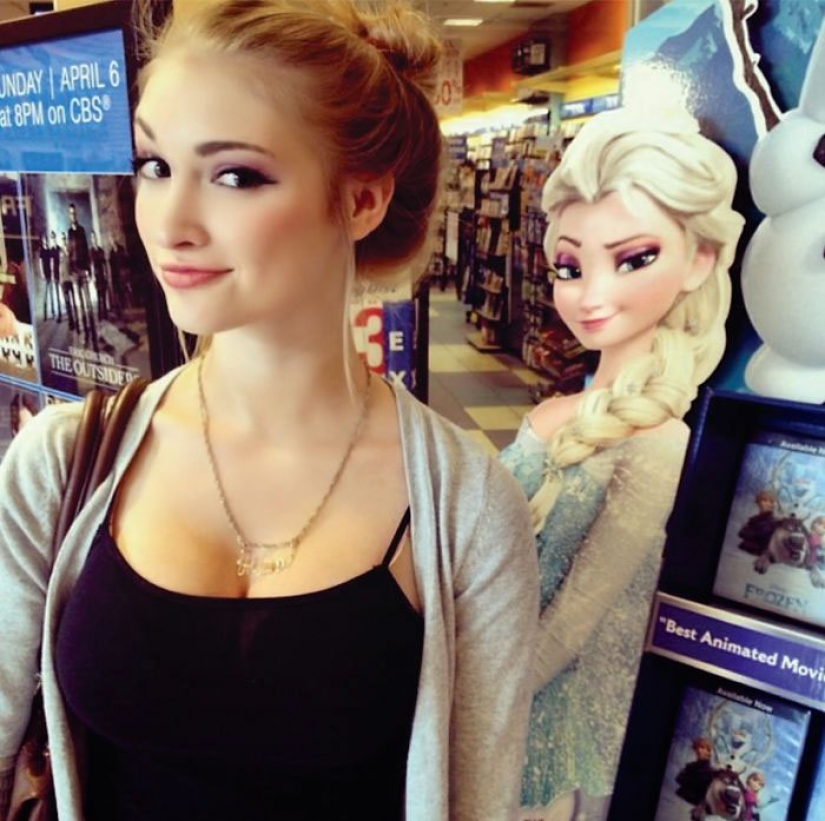 Cartoon characters and their real-life counterparts