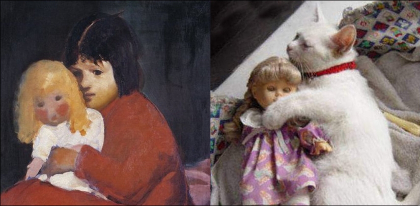 Cats and art Cats and art