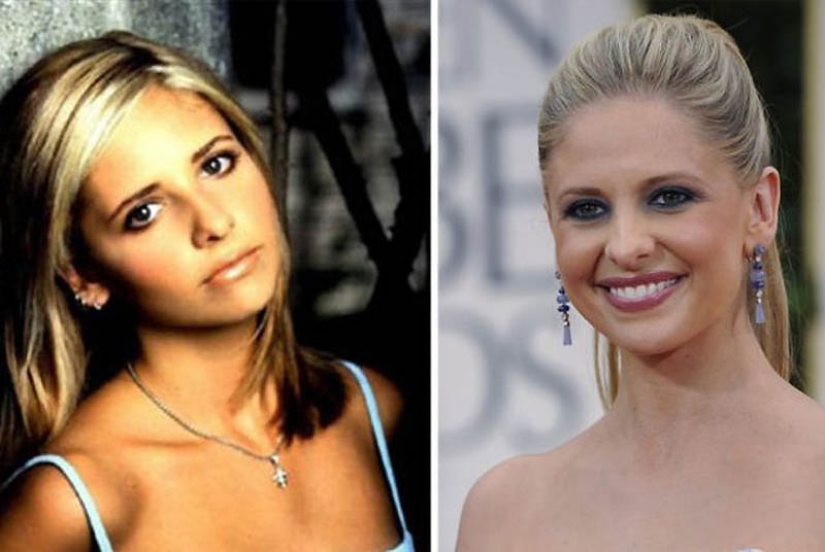 Celebrities — what they were like in the 90s