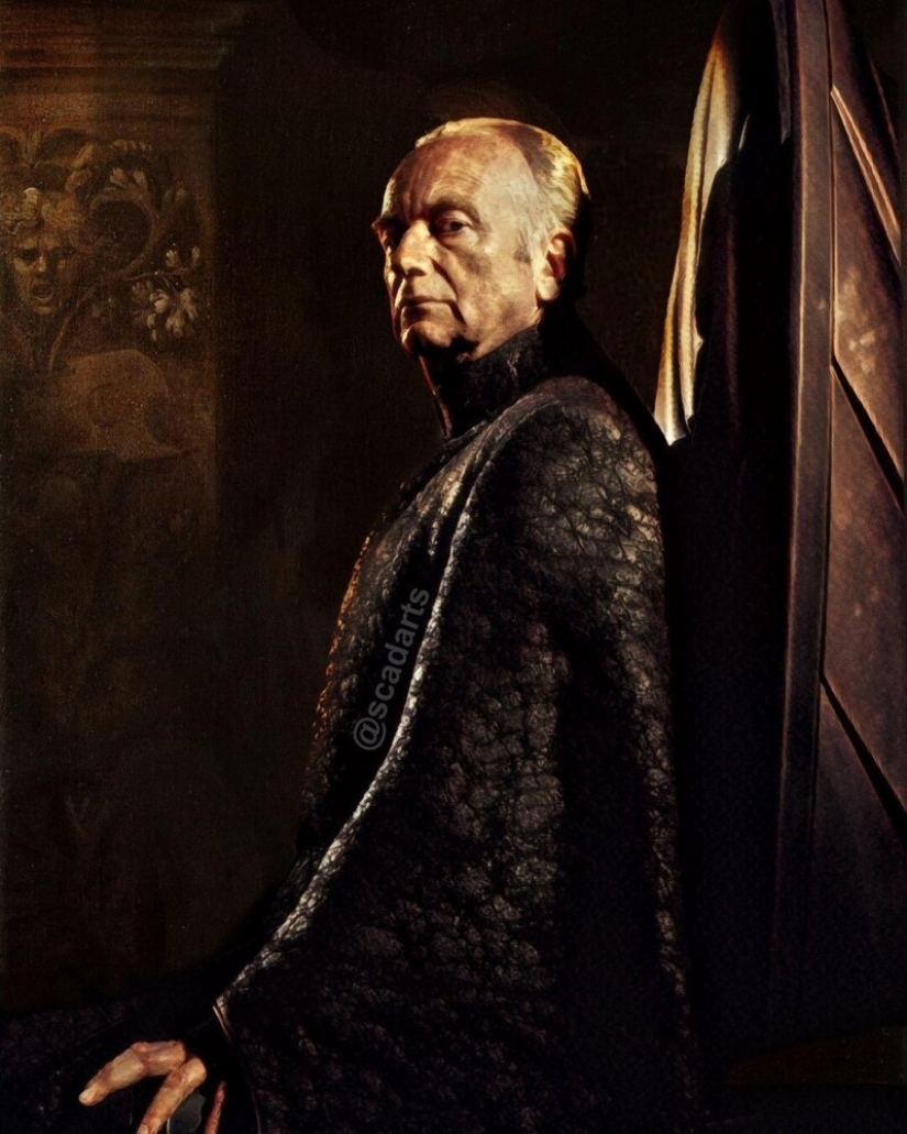 Characters from the Star wars universe in the subjects of classical paintings