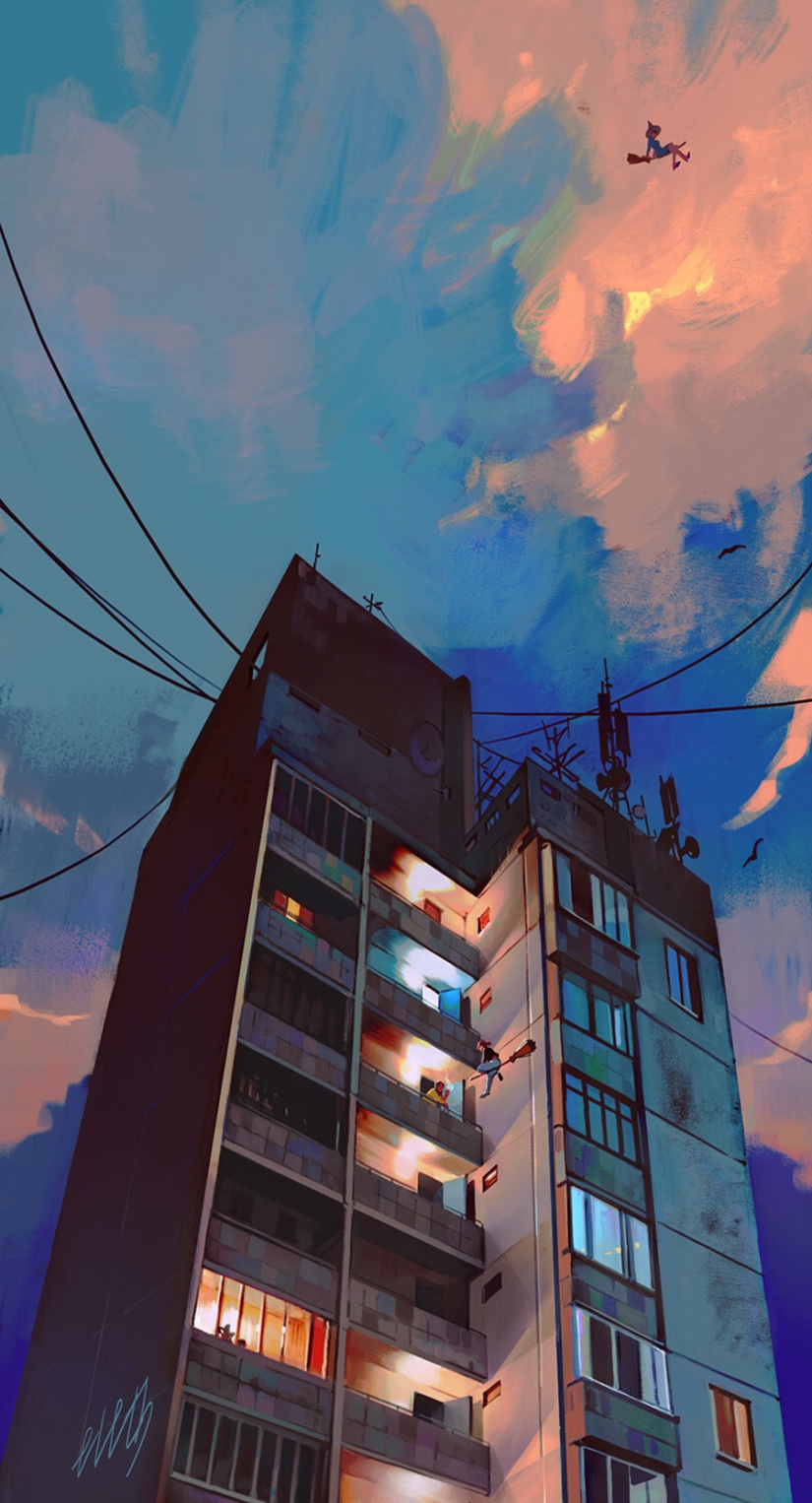 Check out this fantasy art about train travel in Russia Check out this fantasy art about train travel in Russia