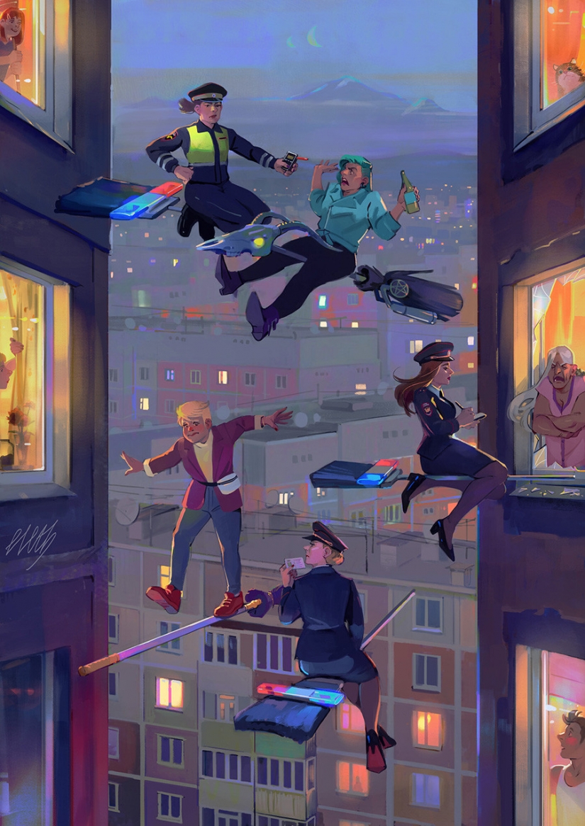 Check out this fantasy art about train travel in Russia Check out this fantasy art about train travel in Russia