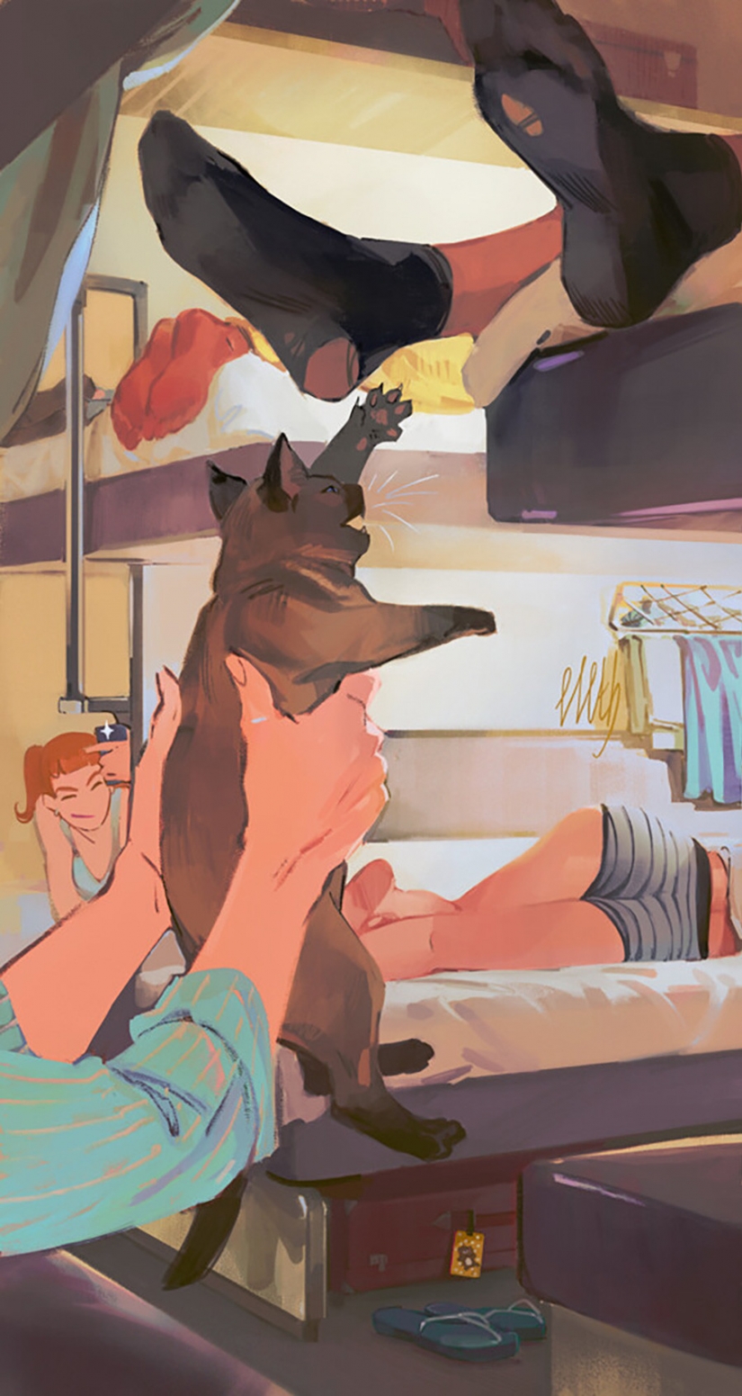 Check out this fantasy art about train travel in Russia Check out this fantasy art about train travel in Russia