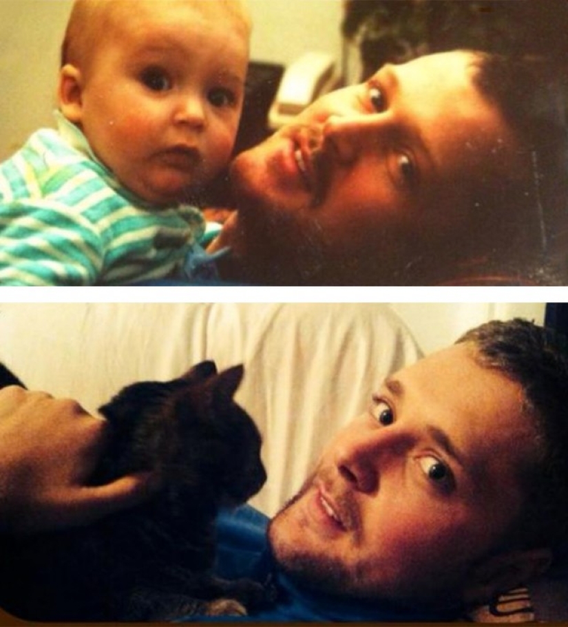 Children are like their parents as two drops of water Children are like their parents as two drops of water