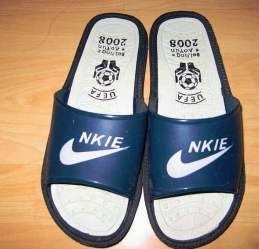 Chinese brendalina: counterfeits of famous brands that speak for themselves