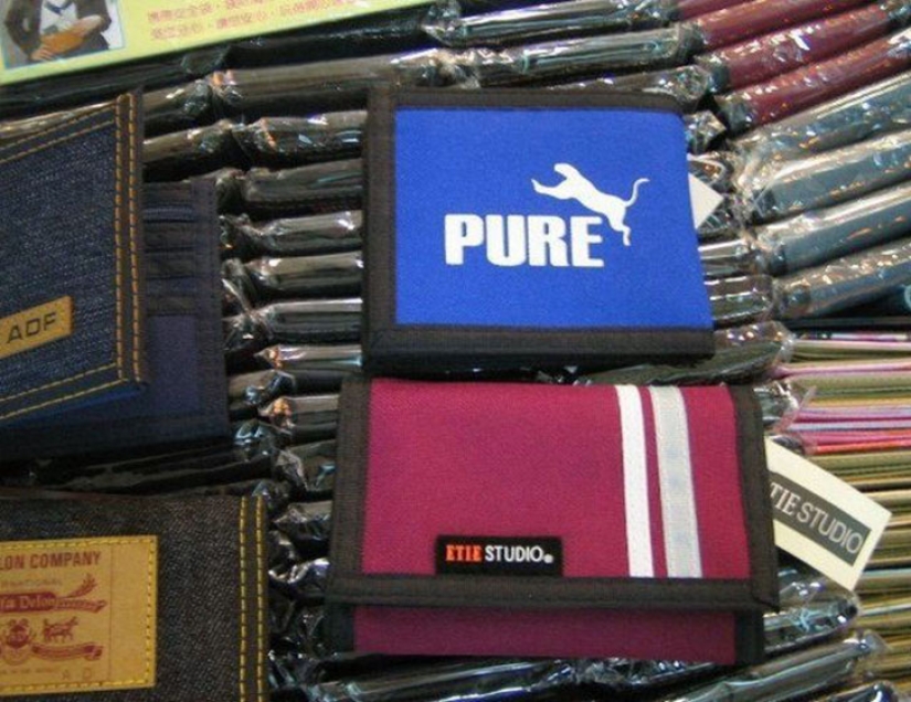 Chinese brendalina: counterfeits of famous brands that speak for themselves