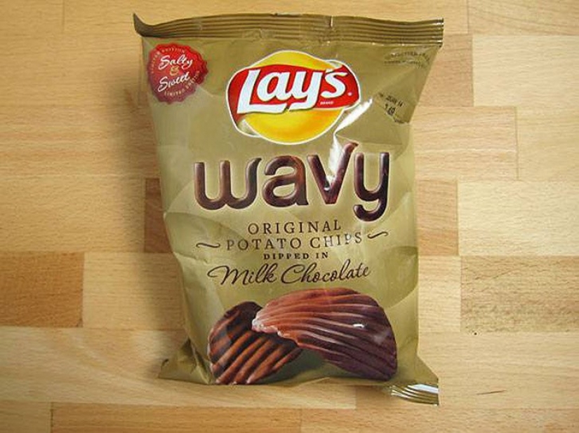 Chips con los gustos más inusuales de diferentes países del mundo Chips con los gustos más inusuales de diferentes países del mundo