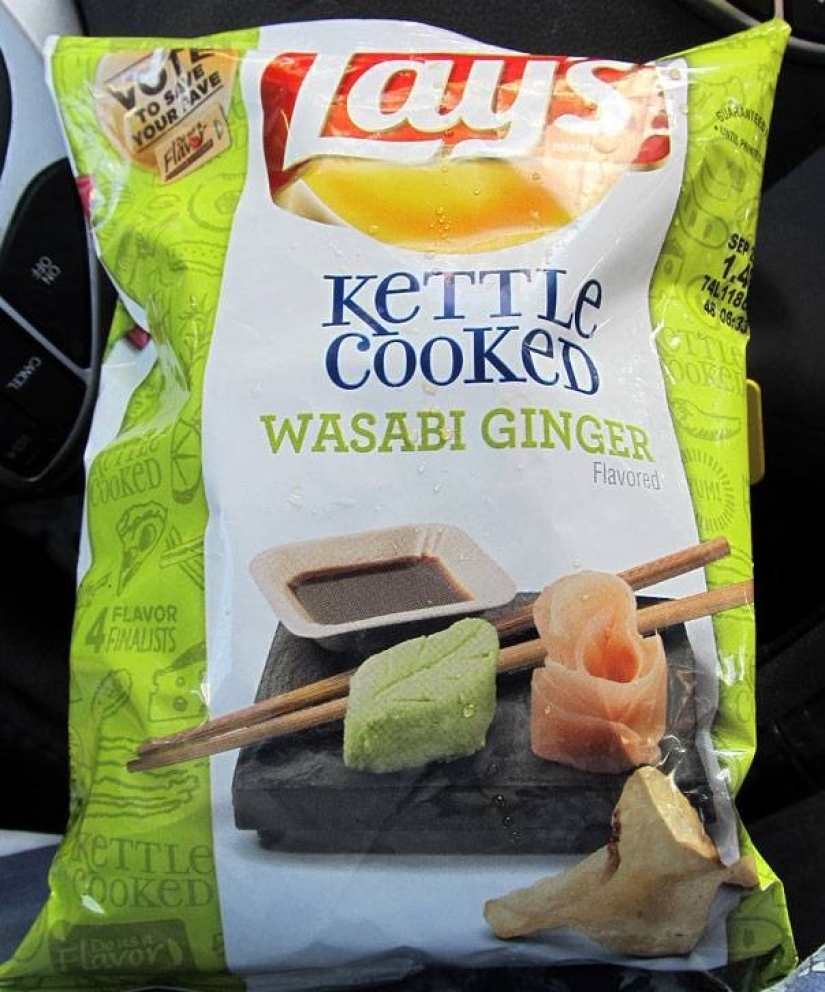 Chips con los gustos más inusuales de diferentes países del mundo Chips con los gustos más inusuales de diferentes países del mundo