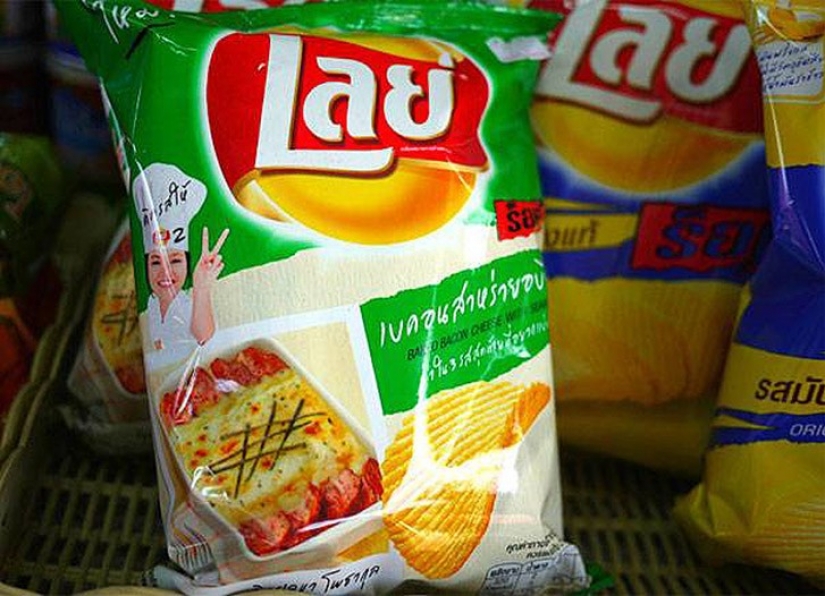 Chips with the most unusual tastes from different countries of the world Chips with the most unusual tastes from different countries of the world