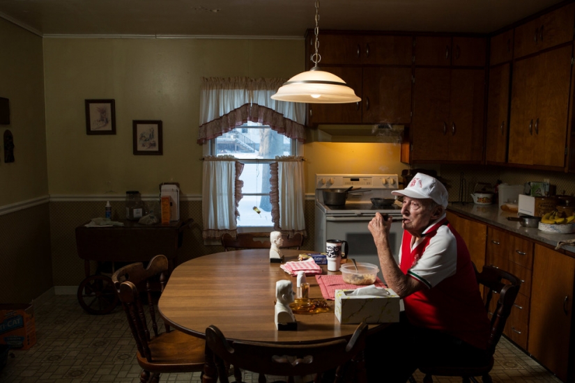 ¿Cómo es la cena, a las familias de los Estadounidenses comunes y corrientes