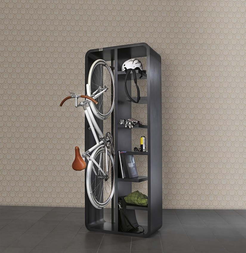 Cómo guardar una bicicleta en casa