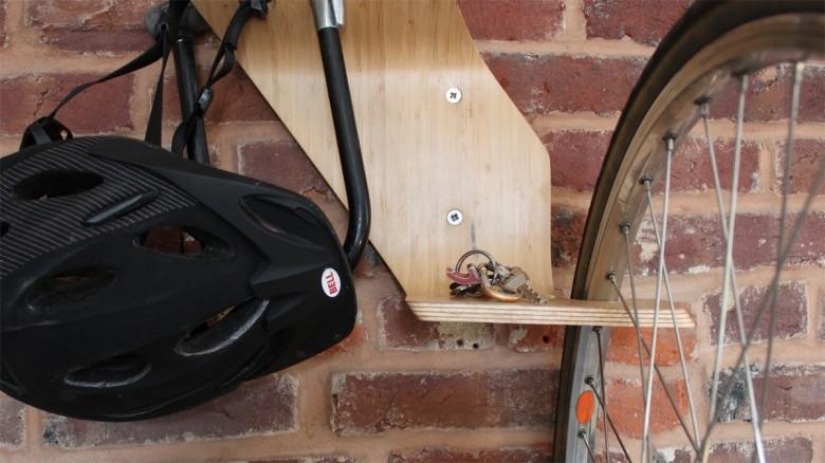 Cómo guardar una bicicleta en casa