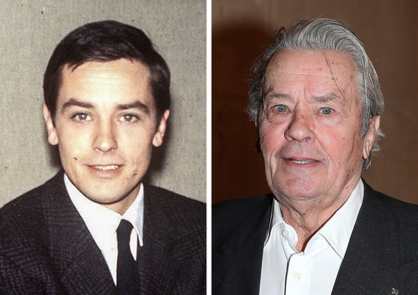 ¿Cómo ha 25 actores franceses de la época de sus primeros papeles