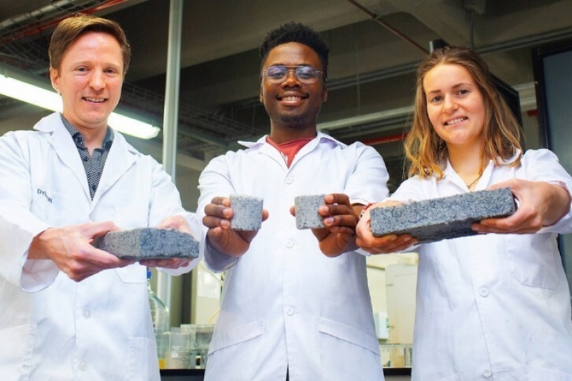 Cómo los estudiantes sudafricanos hacen ladrillos con la orina Cómo los estudiantes sudafricanos hacen ladrillos con la orina