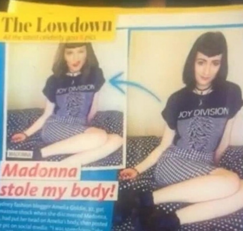 Cómo Madonna robaron el cuerpo de una chica joven Cómo Madonna robaron el cuerpo de una chica joven