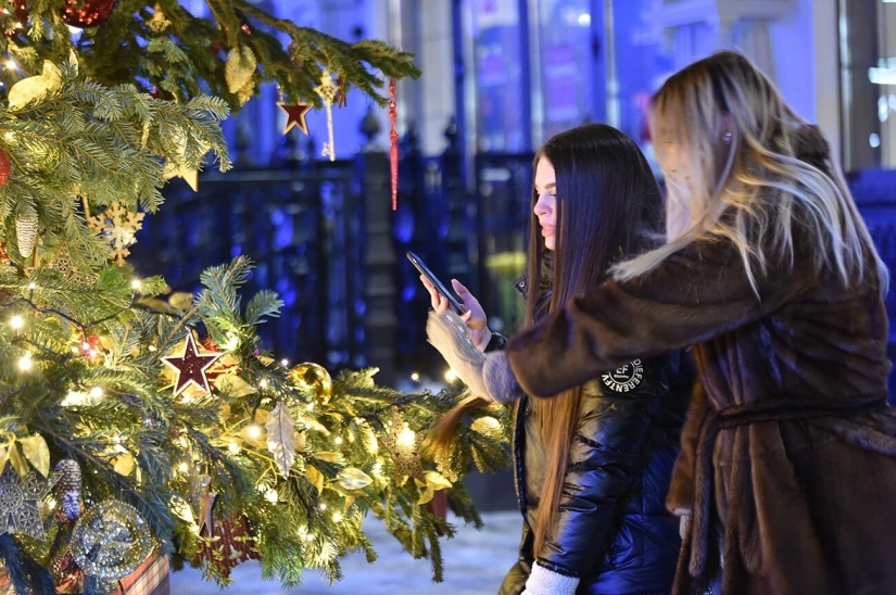 Cómo se decoró Moscú para el Año Nuevo 2022