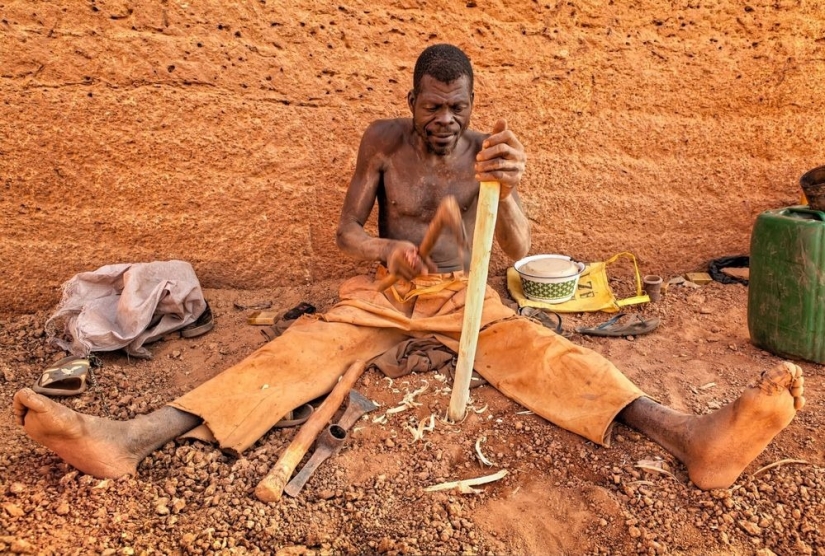 Cómo se extrae el ladrillo en Karaba, Burkina Faso Cómo se extrae el ladrillo en Karaba, Burkina Faso