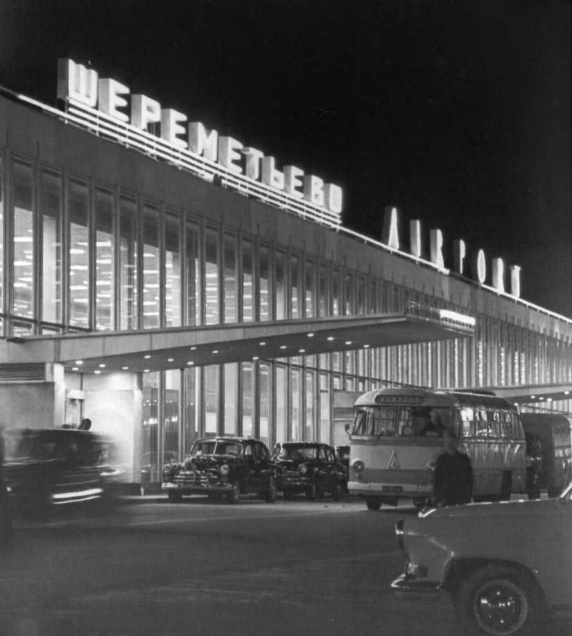 Cómo se veía el aeropuerto de Sheremetyevo al principio