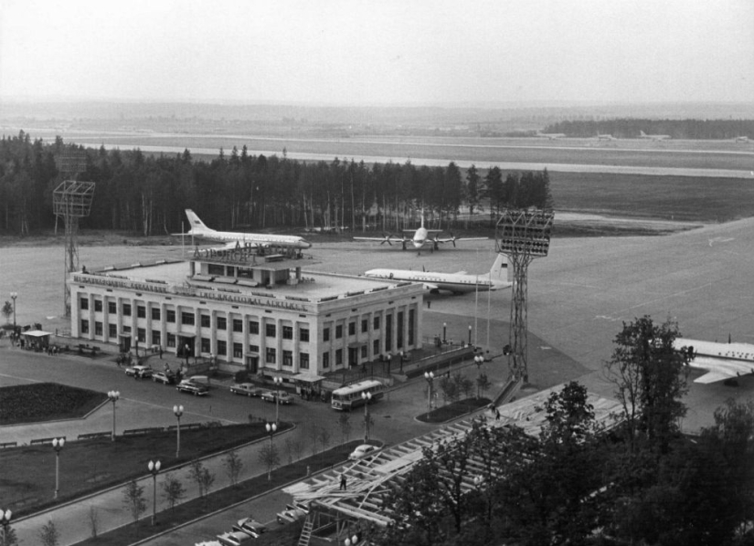 Cómo se veía el aeropuerto de Sheremetyevo al principio
