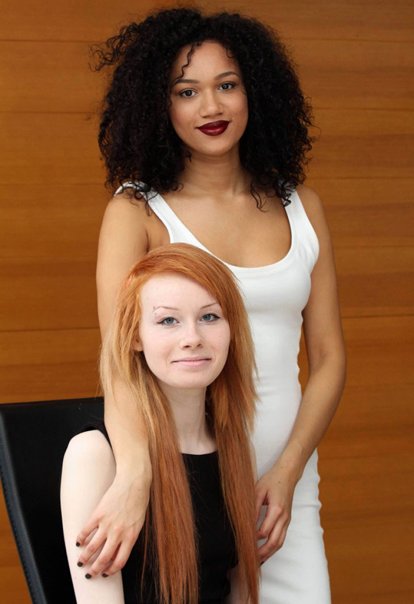 Colorful twin sisters — an unexpected phenomenon