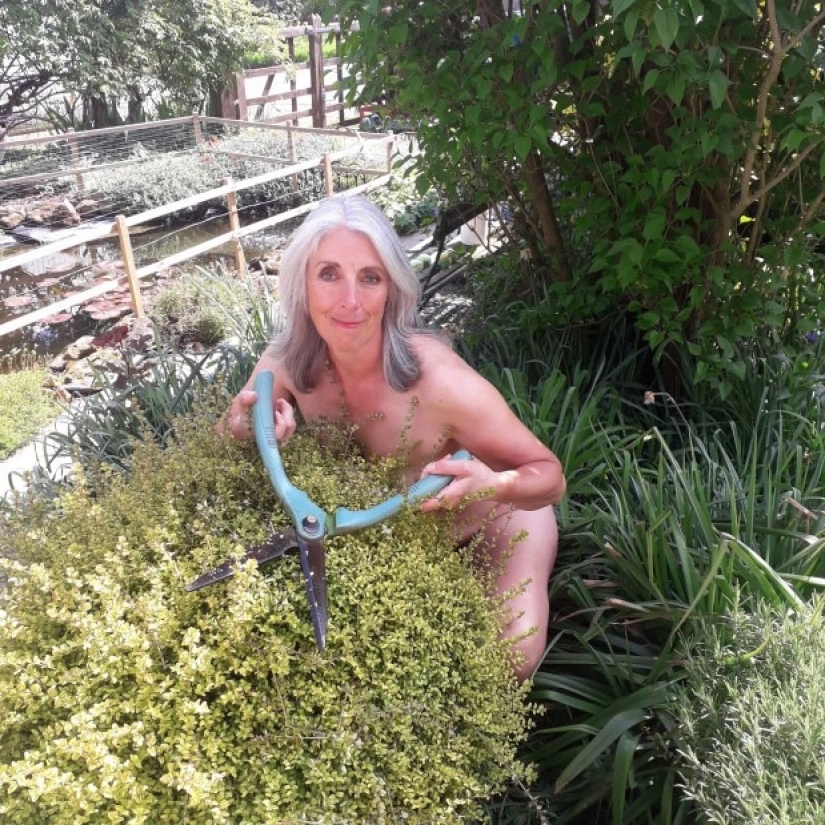 Completa unidad con la naturaleza, o por Qué la gente que trabaja en el jardín desnudo