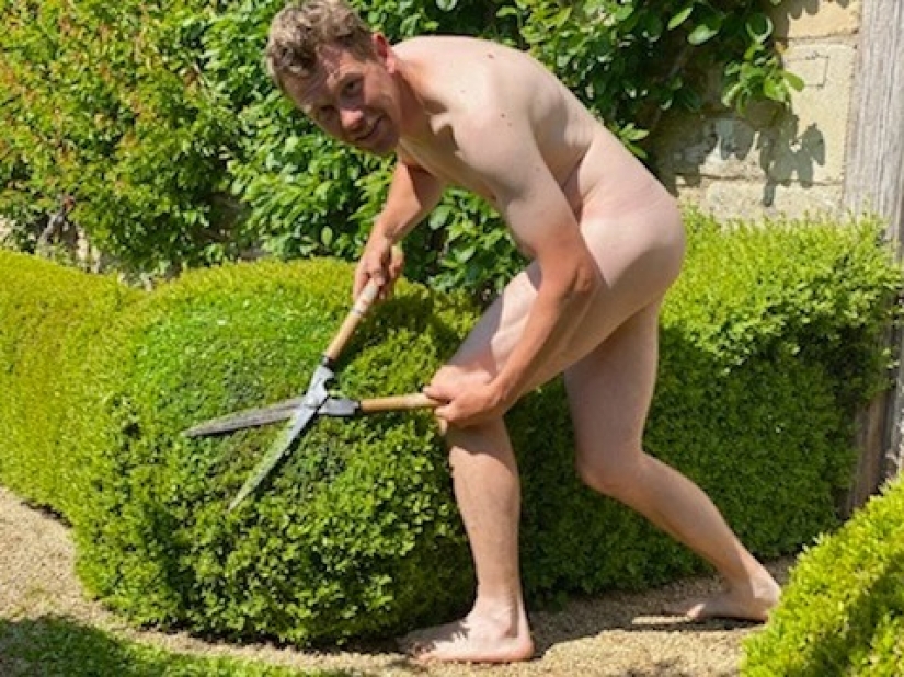 Completa unidad con la naturaleza, o por Qué la gente que trabaja en el jardín desnudo