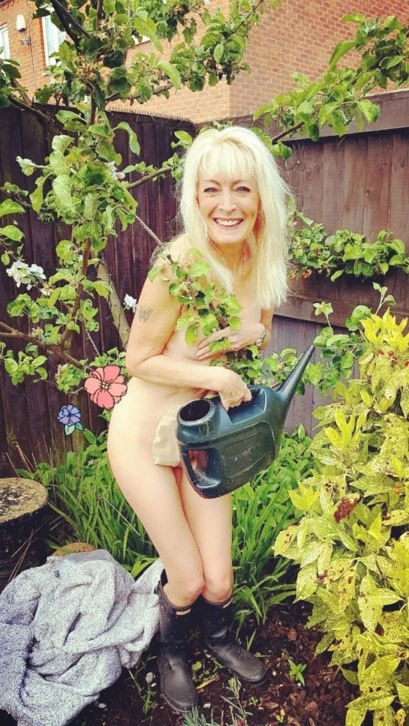Completa unidad con la naturaleza, o por Qué la gente que trabaja en el jardín desnudo