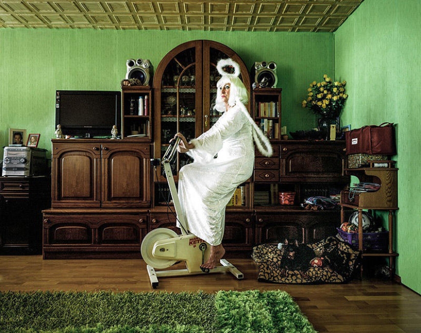 Cosplayers at home Cosplayers at home