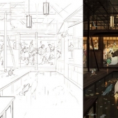 Croquis versus Final: los artistas muestran su trabajo en la etapa de boceto y terminado