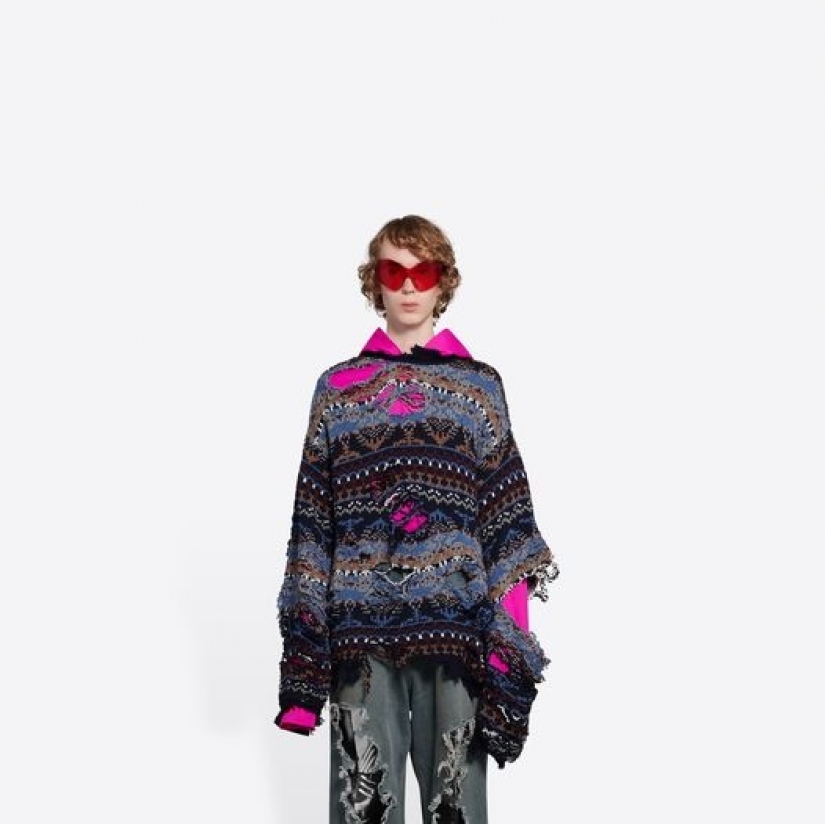 Cuanto más pobre, más de moda: suéteres rotos de Balenciaga que cuestan una fortuna Cuanto más pobre, más de moda: suéteres rotos de Balenciaga que cuestan una fortuna