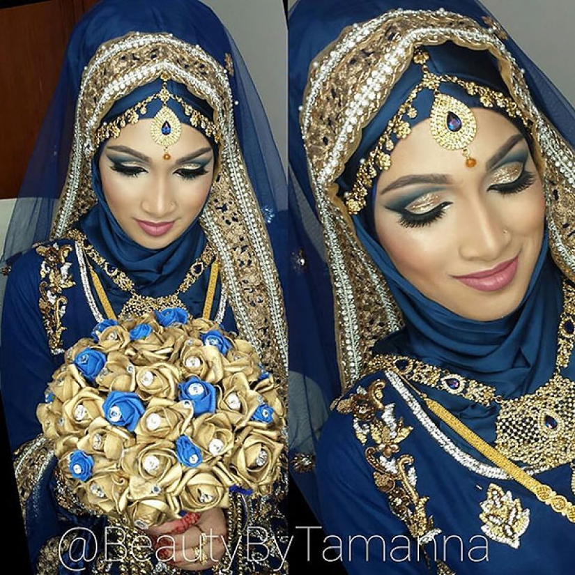 Dazzling brides in hijabs Dazzling brides in hijabs