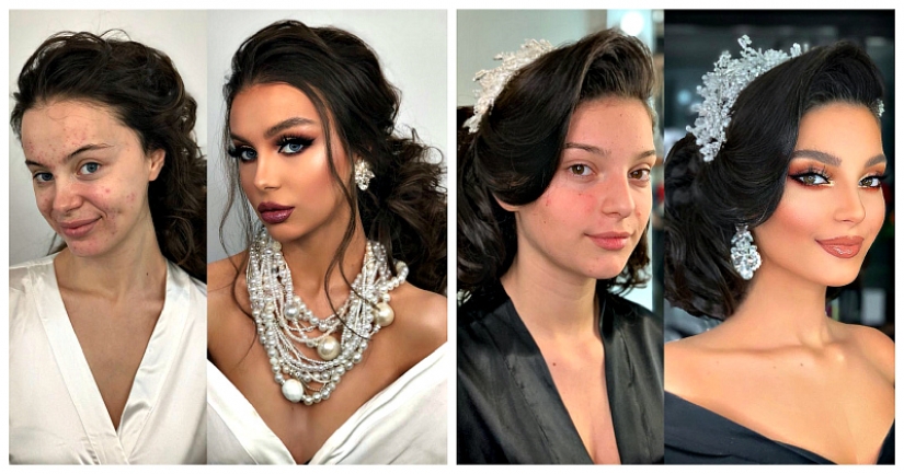 De Cenicienta a Princesa: la increíble transformación de una novia con maquillaje