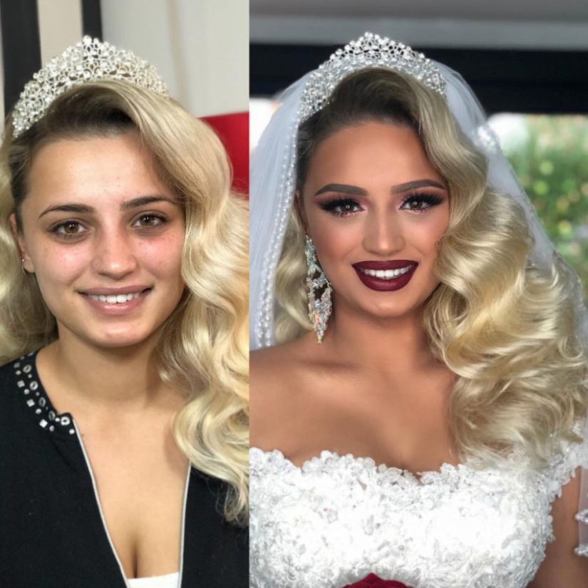 De Cenicienta a Princesa: la increíble transformación de una novia con maquillaje