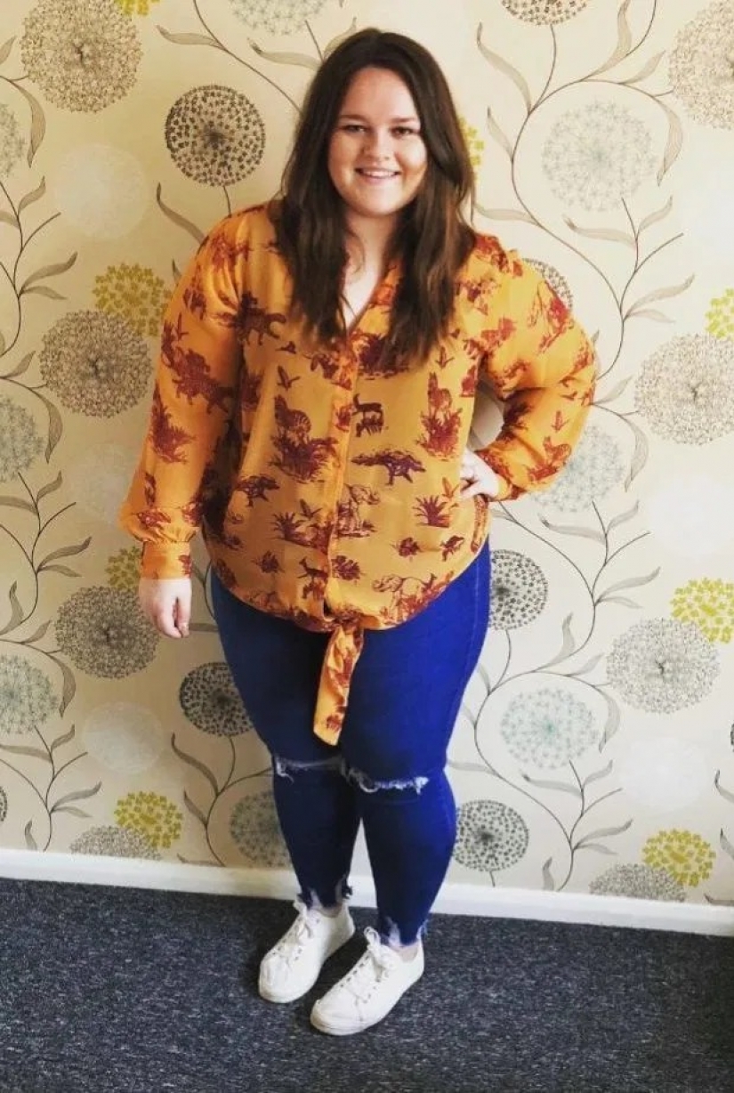 De fichas para las manzanas: American perdió 57 libras en un año y medio, rechazando la comida chatarra