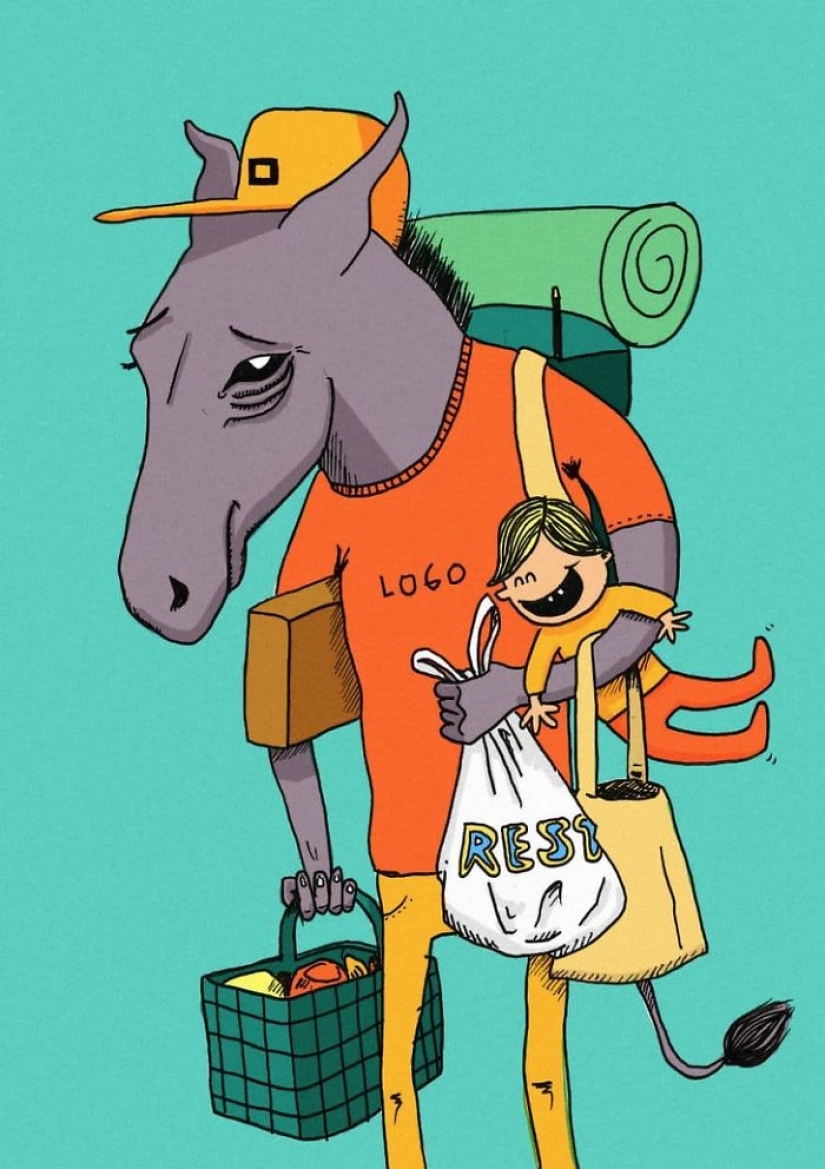 Decree and the charms of parenting: 12 funny comics from the father of two children