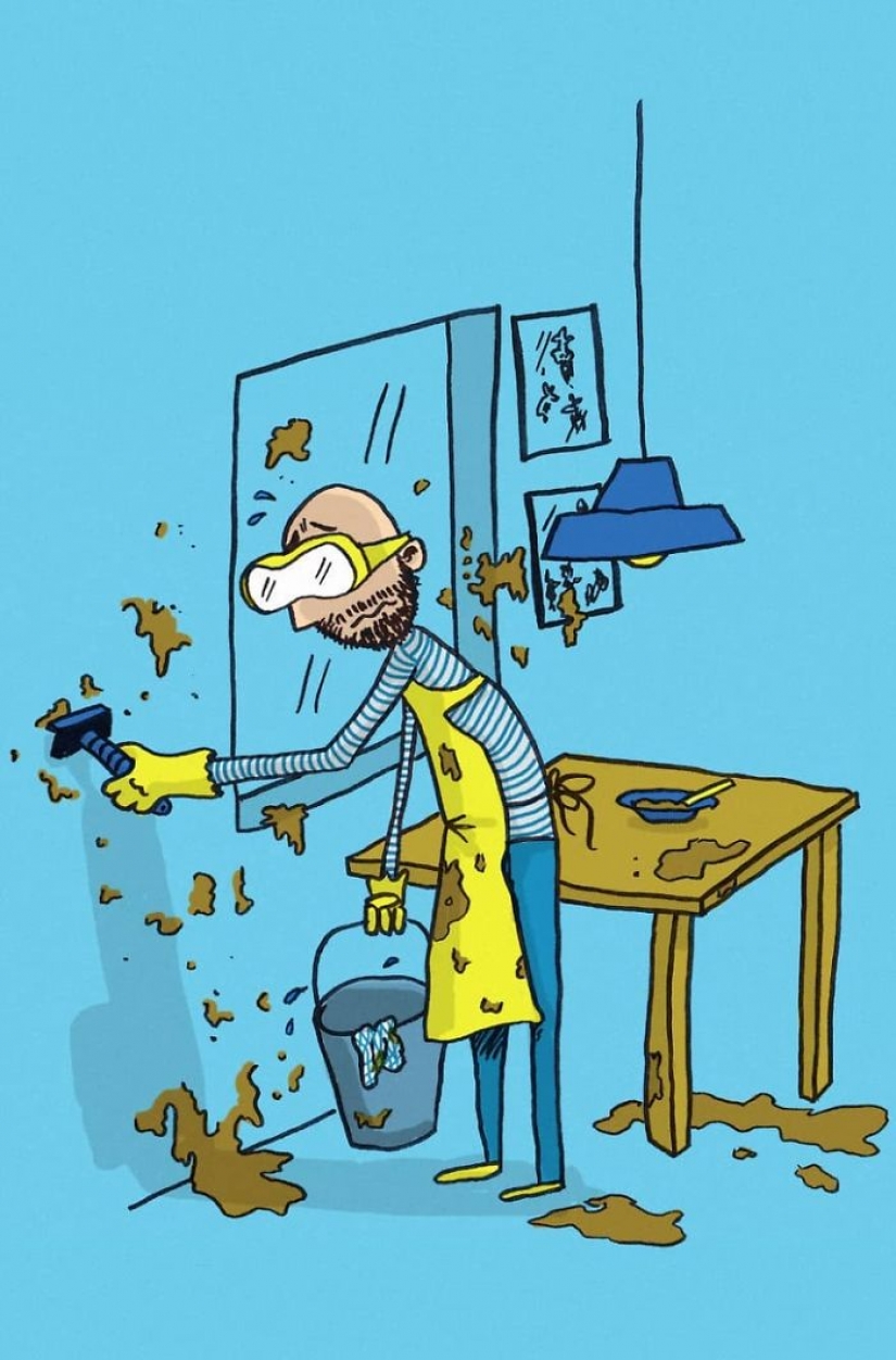 Decree and the charms of parenting: 12 funny comics from the father of two children