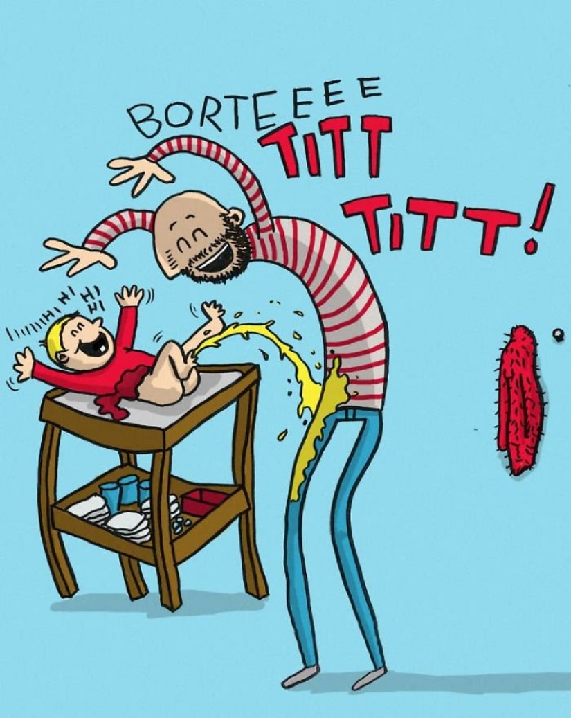 Decreto y los encantos de la crianza: 12 cómicos divertidos del padre de dos hijos