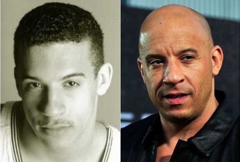 Densidad anterior: cómo eran los actores estrella antes de brillar calvo Densidad anterior: cómo eran los actores estrella antes de brillar calvo