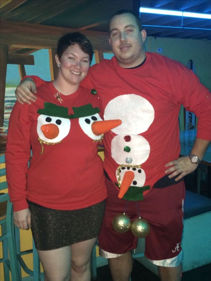 Depraved Santa and 29 more ugly Christmas sweaters