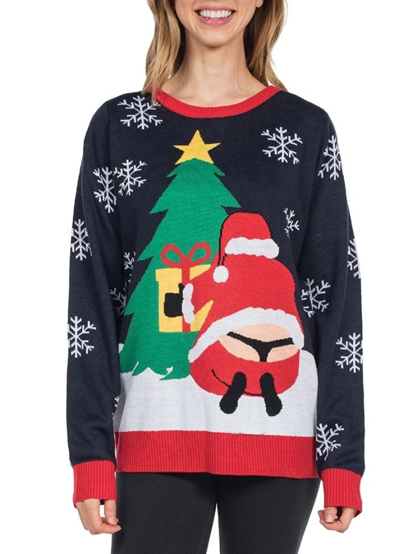 Depraved Santa and 29 more ugly Christmas sweaters