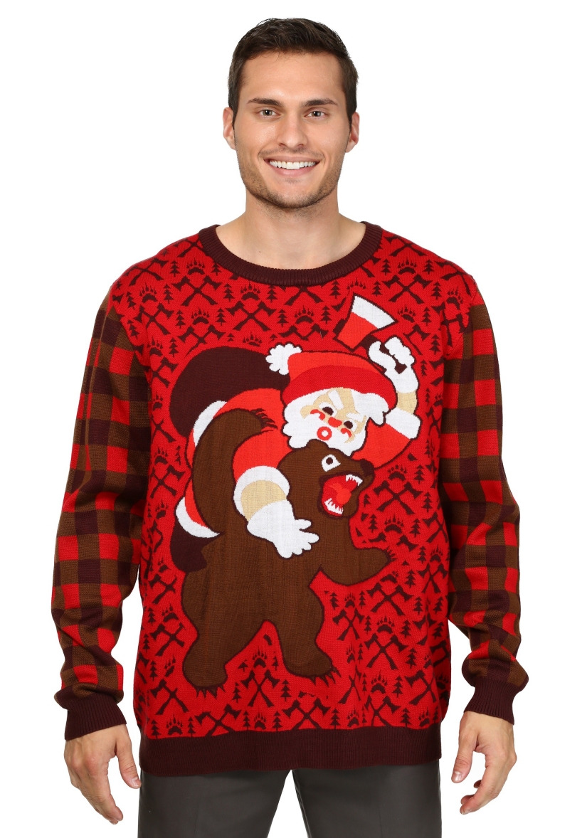 Depraved Santa and 29 more ugly Christmas sweaters