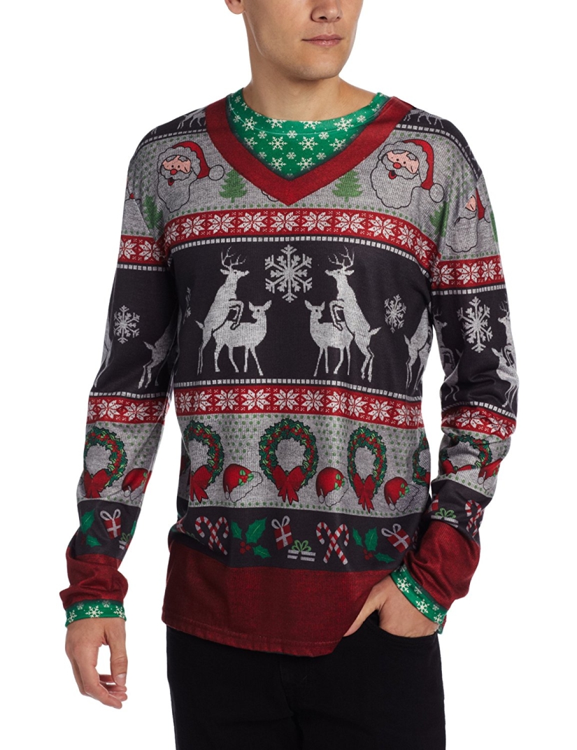 Depraved Santa and 29 more ugly Christmas sweaters