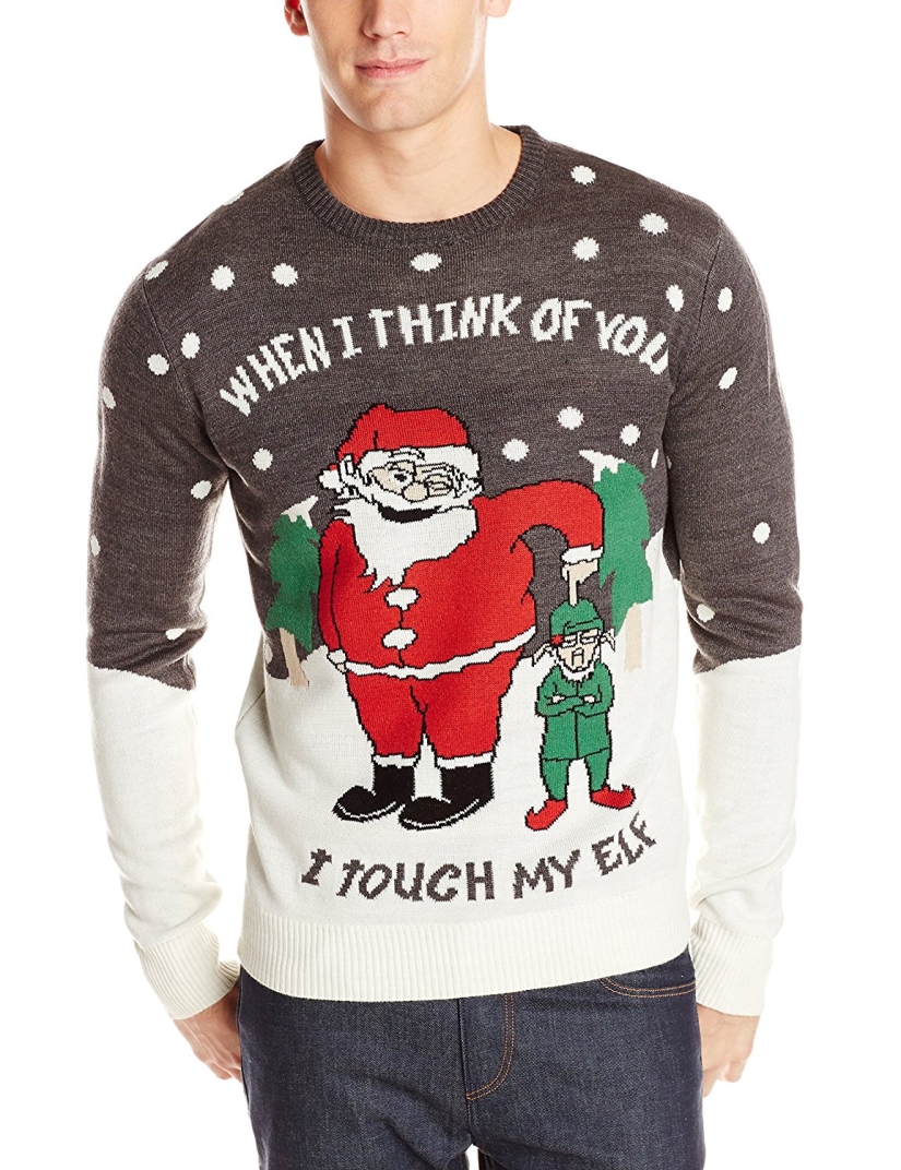 Depraved Santa and 29 more ugly Christmas sweaters
