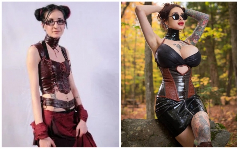 Desde el gris ratón para belleza sexy: una muchacha se volvió a vivir el sexo de la muñeca