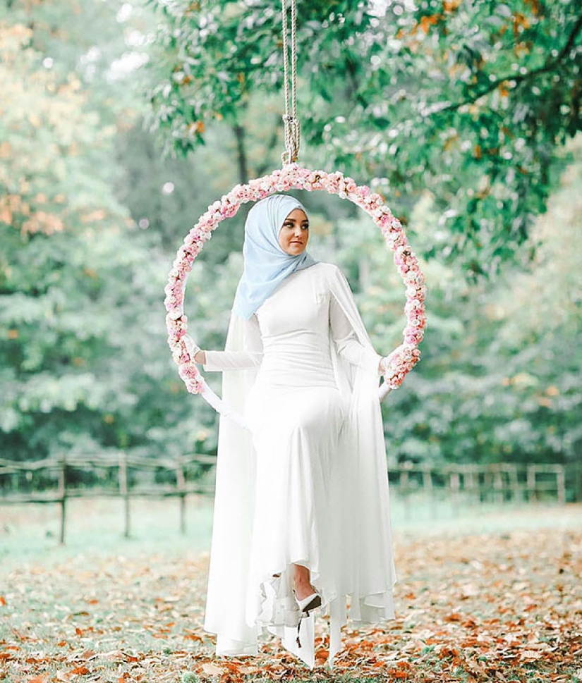 Deslumbrante novias en hijabs Deslumbrante novias en hijabs