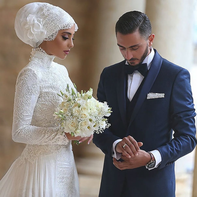 Deslumbrante novias en hijabs Deslumbrante novias en hijabs