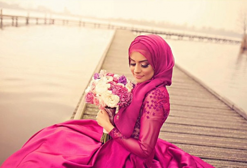 Deslumbrante novias en hijabs Deslumbrante novias en hijabs