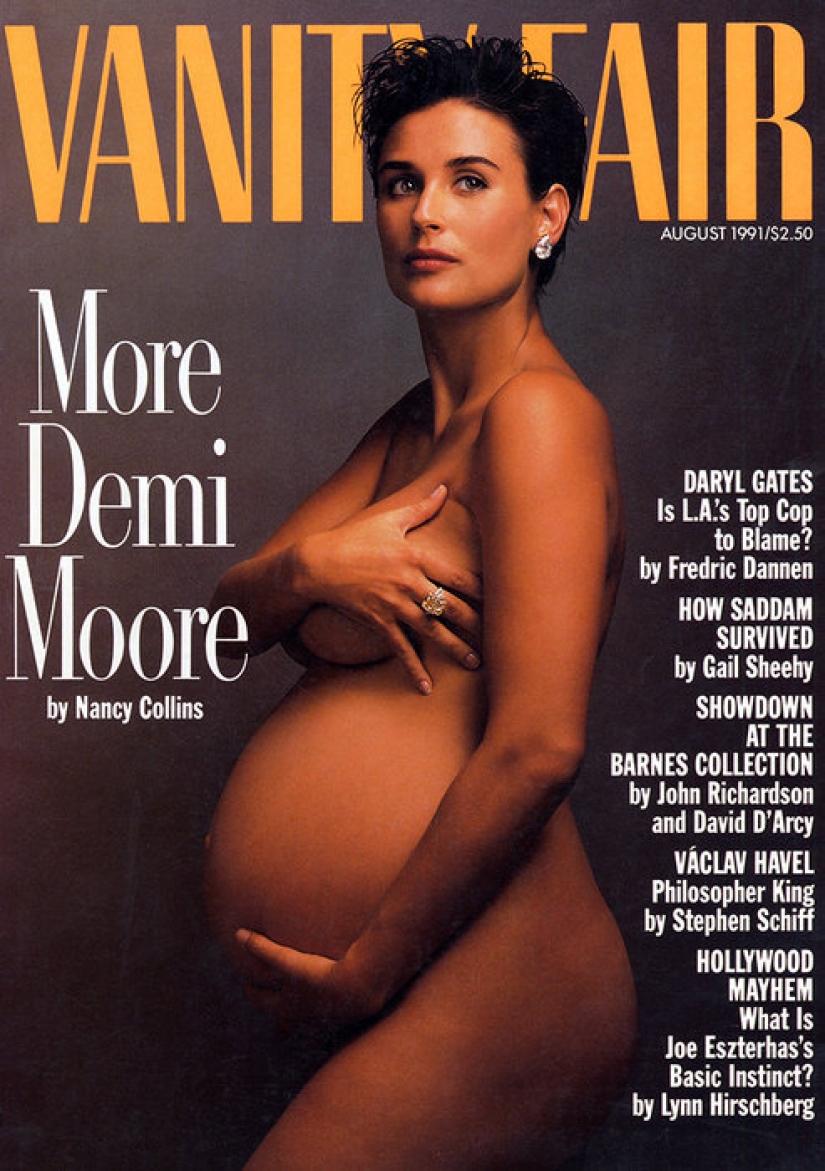 Desnuda y embarazada: icónica foto Bellucci, Lanzas, Kardashian y otras Desnuda y embarazada: icónica foto Bellucci, Lanzas, Kardashian y otras