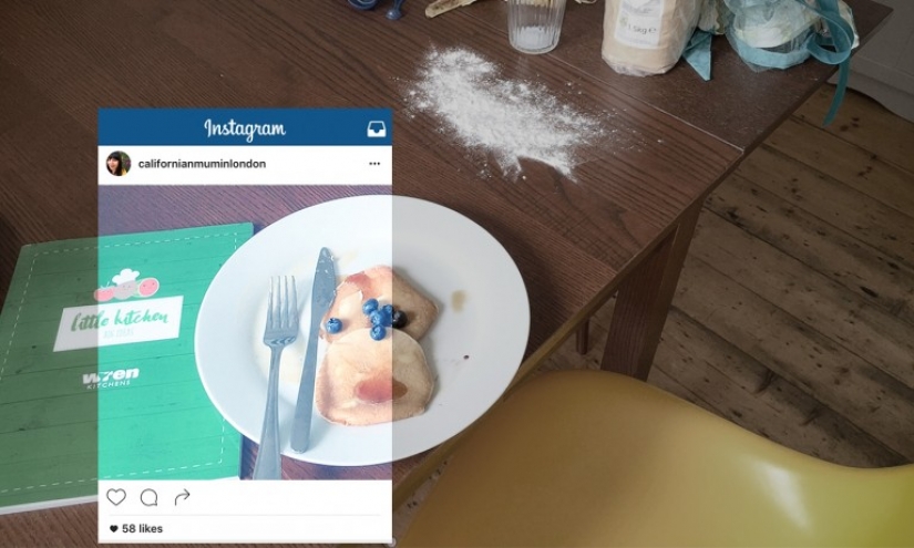 Detrás de las escenas de "perfecto" fotos en instagram